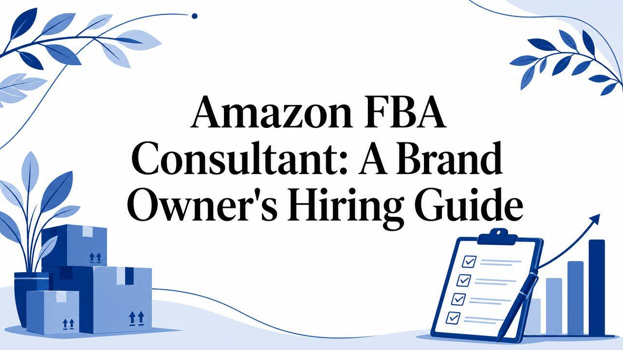 Amazon FBA Consultant: A Brand Owner's Hiring Guide