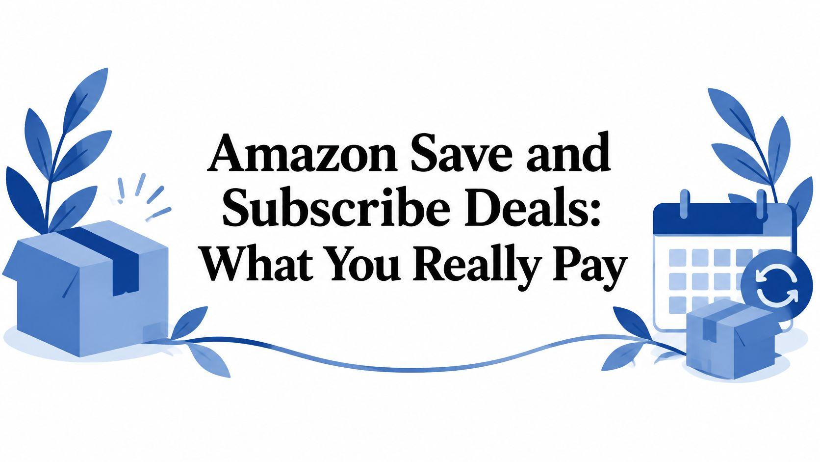 Amazon Save and Subscribe Deals: What You Really Pay