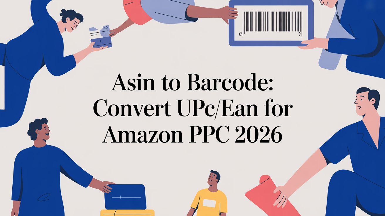 ASIN to Barcode: Convert UPC/EAN for Amazon PPC 2026
