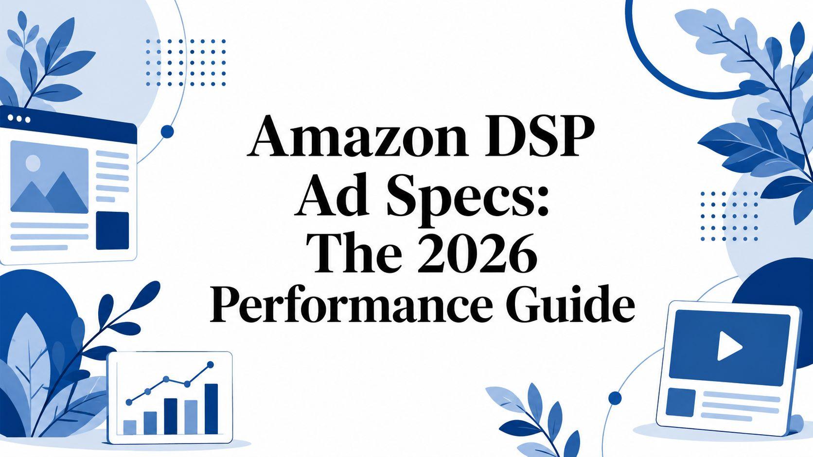 Amazon DSP Ad Specs: The 2026 Performance Guide