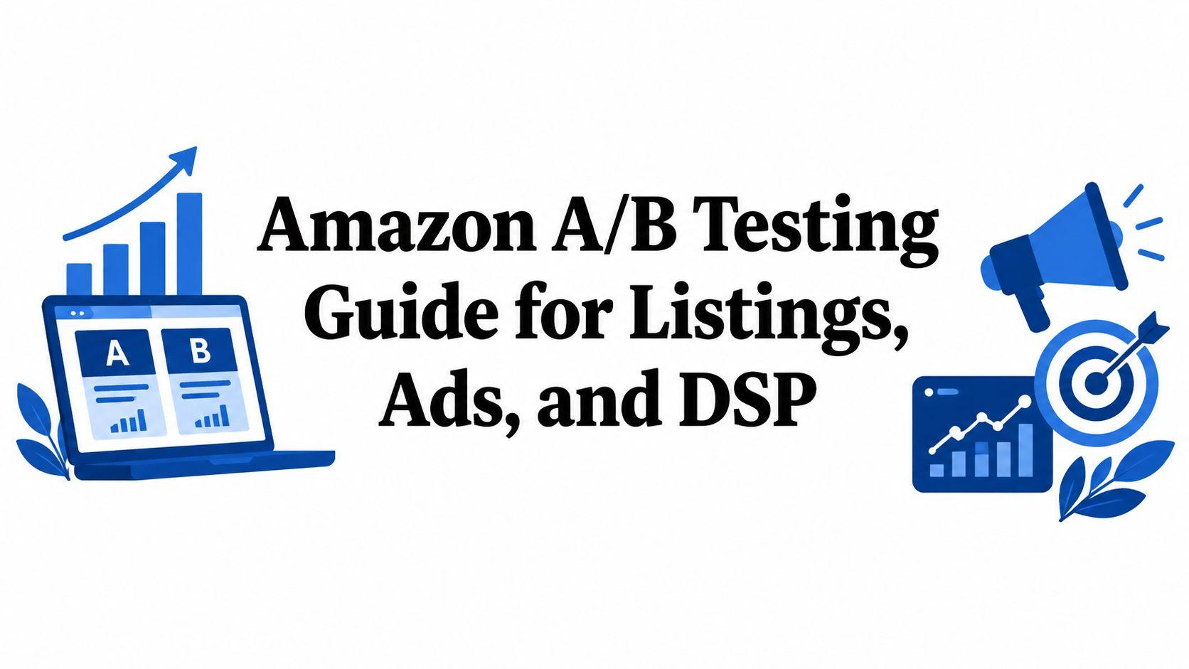 Amazon A/B Testing Guide for Listings, Ads, and DSP