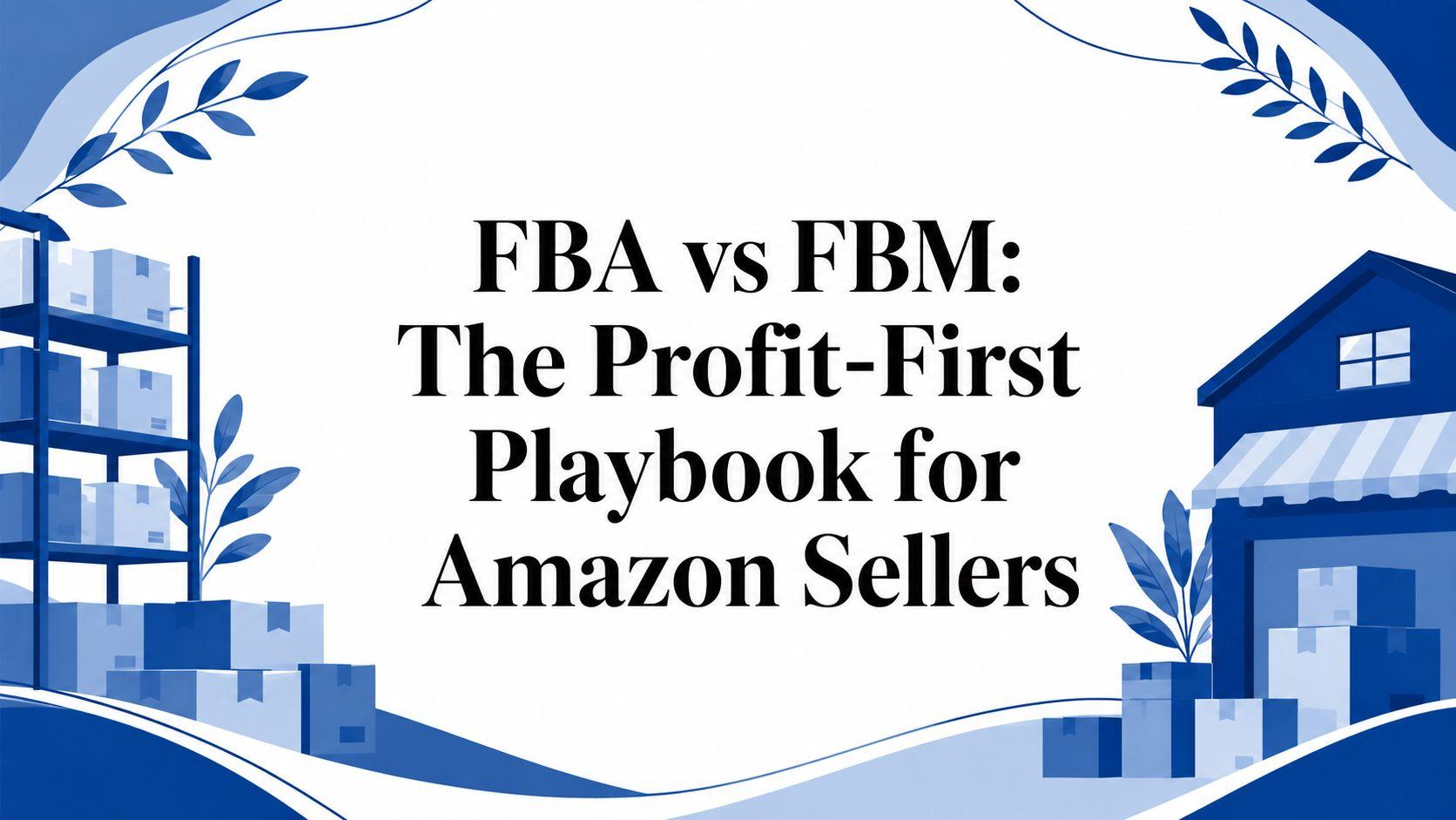 FBA vs FBM: The Profit-First Playbook for Amazon Sellers