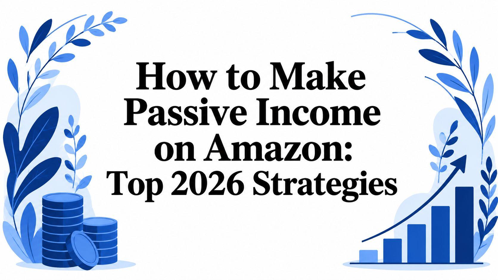How to Make Passive Income on Amazon: Top 2026 Strategies