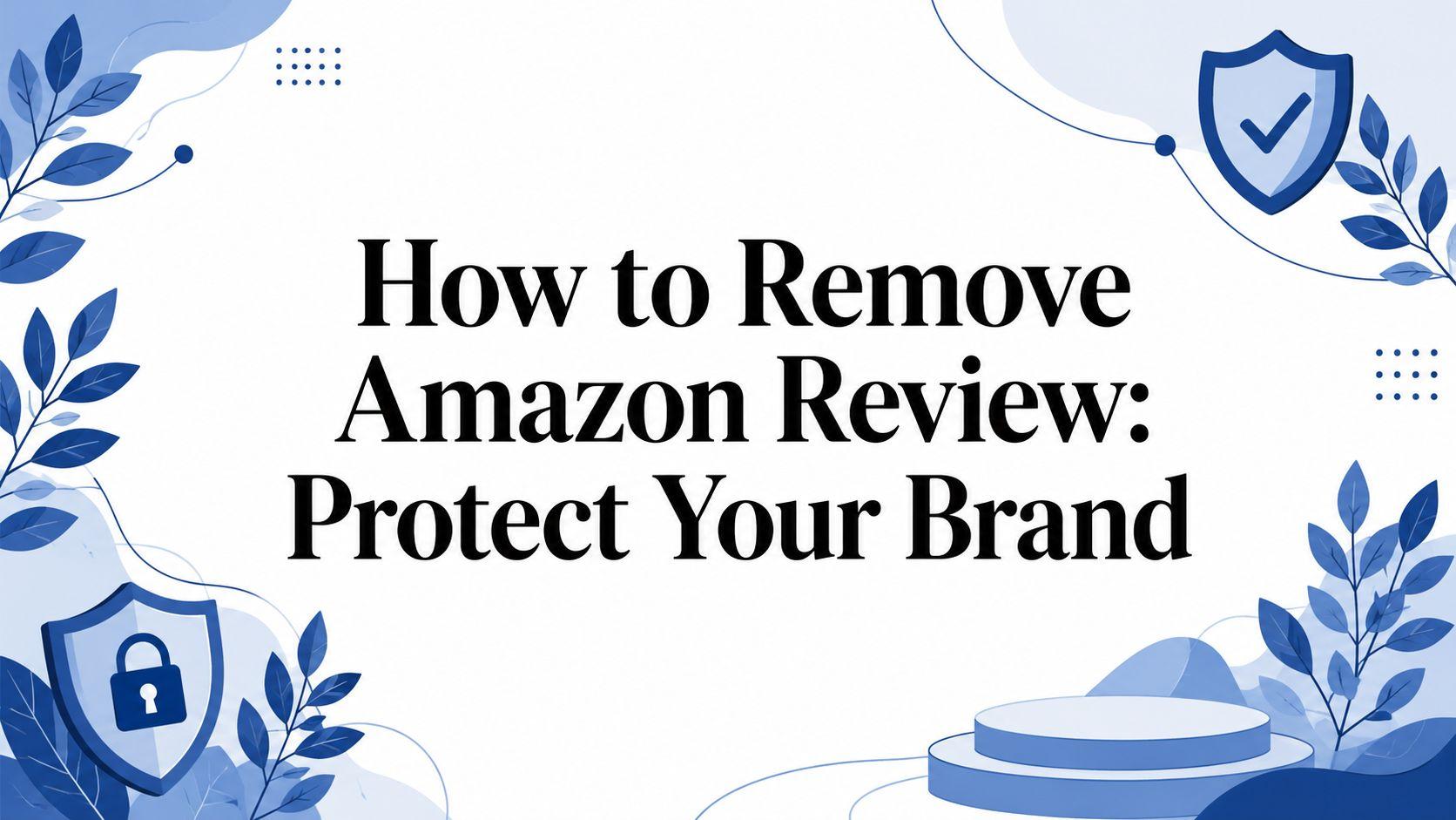 How to Remove Amazon Review: Protect Your Brand