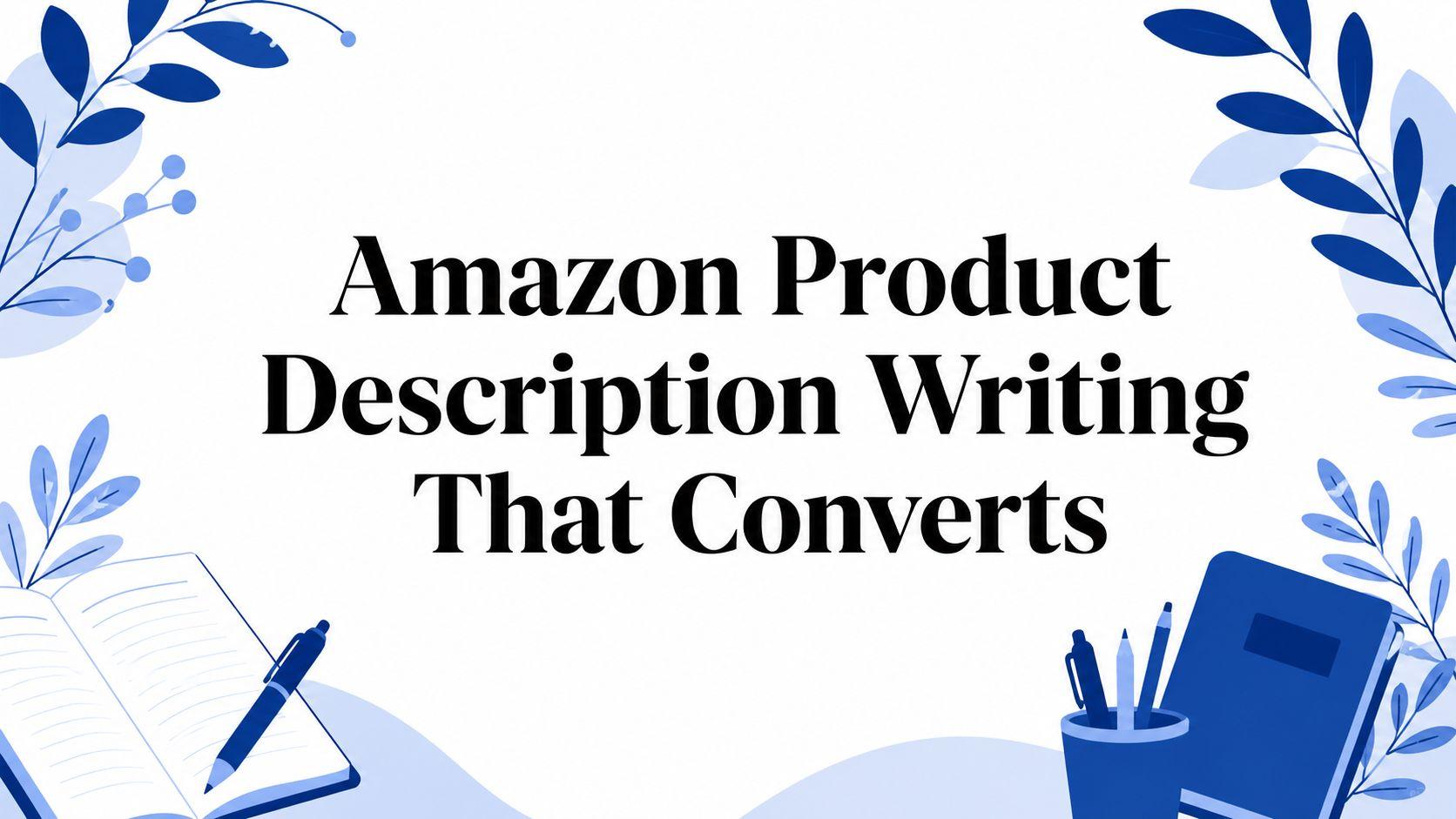 Amazon Product Description Writing That Converts