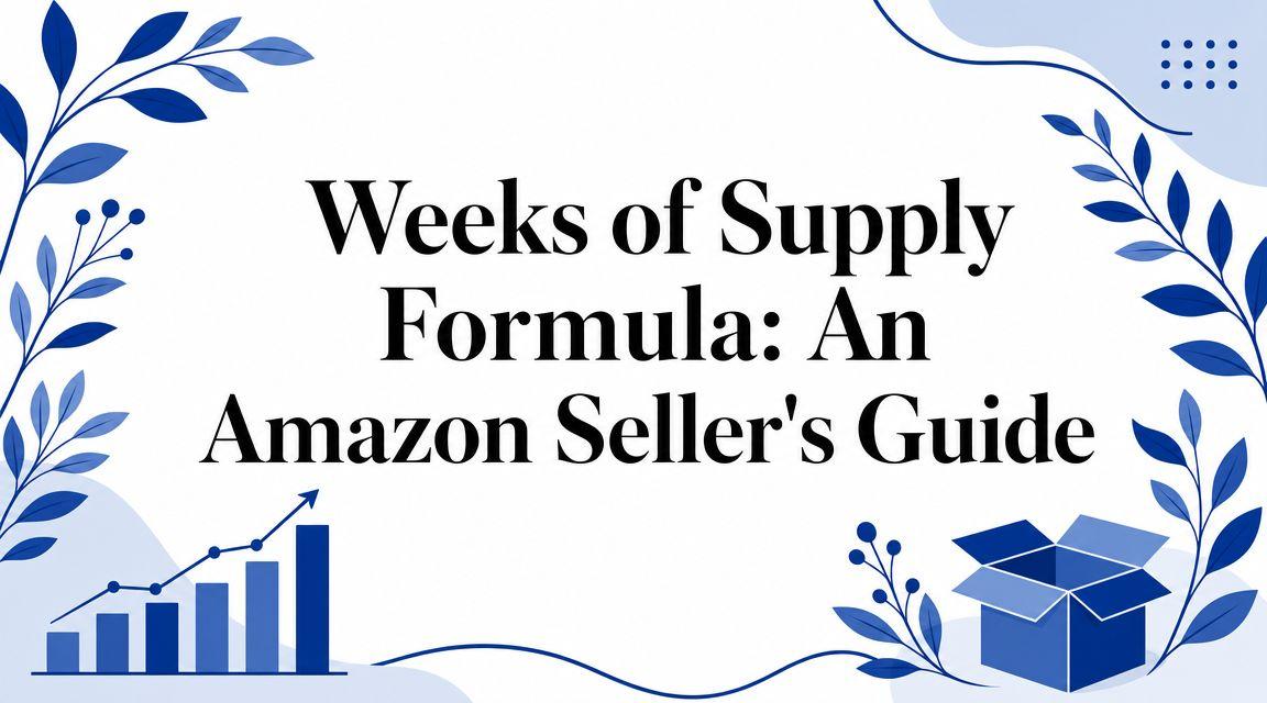 Weeks of Supply Formula: An Amazon Seller's Guide