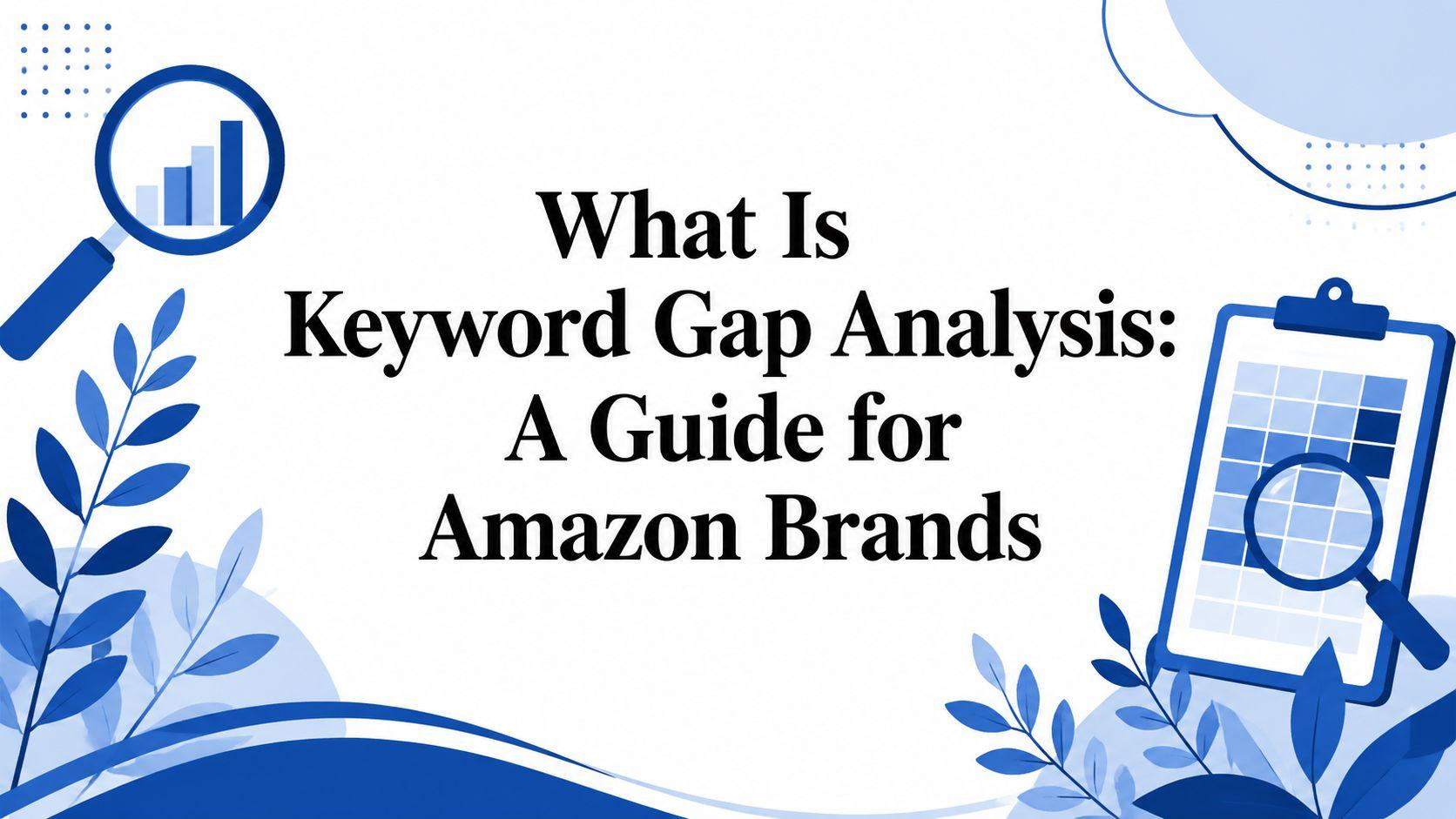 What Is Keyword Gap Analysis: A Guide for Amazon Brands