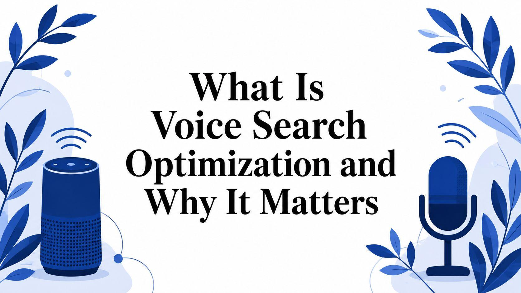 What Is Voice Search Optimization and Why It Matters