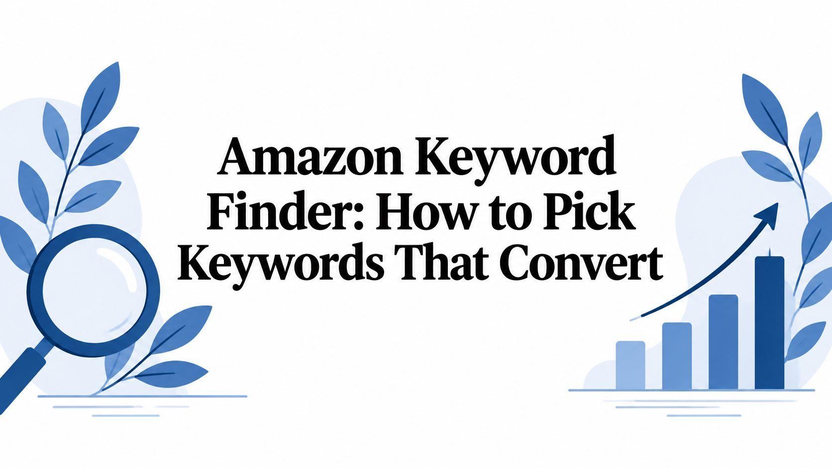 Amazon Keyword Finder: How to Pick Keywords That Convert